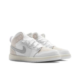 Jordan 1 Mid SE Craft (PS) - White/Light Orewood Brown/Tech Grey