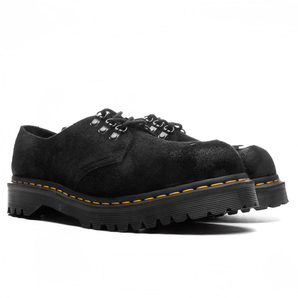 1461 St Hairy Suede - Black