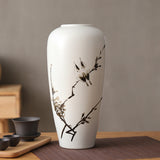 Japanese Wheel Ceramic Vase – Zen Modern Tabletop Decor