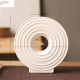 Japanese Wheel Ceramic Vase – Zen Modern Tabletop Decor