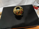 Modern Gold Ceramic Sphere Vase – Luxury Home Decor Accent