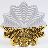 Modern Gold Ceramic Vase – Luxury Electroplated Home Decor Accent