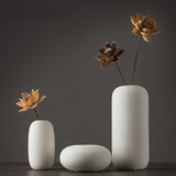Modern Ceramic Vase Set – Minimalist Decorative Home Accent