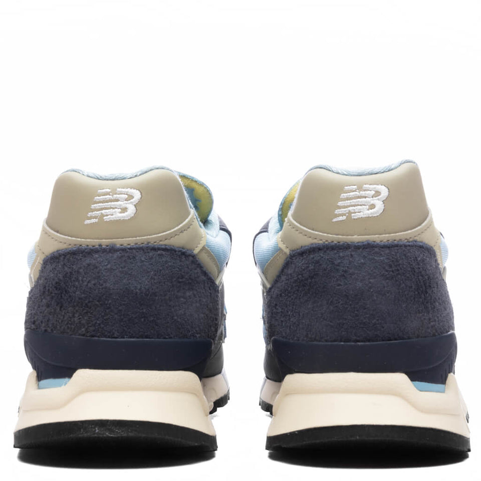 Made in USA 998 - NB Navy/Chrome Blue