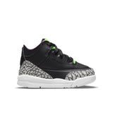 Air Jordan 3 Retro SE (TD) 'Electric Green' - Black/Violet Shock