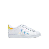 Toddler Superstar - Cloud White/Iridescent Stripe