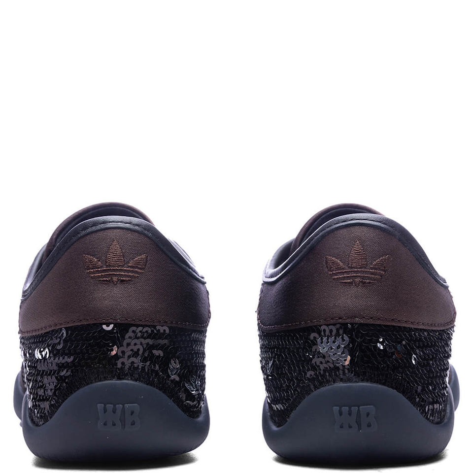 Adidas Originals x Wales Bonner Karintha Sequin - Core Black/Silver Metallic/Dark Brown