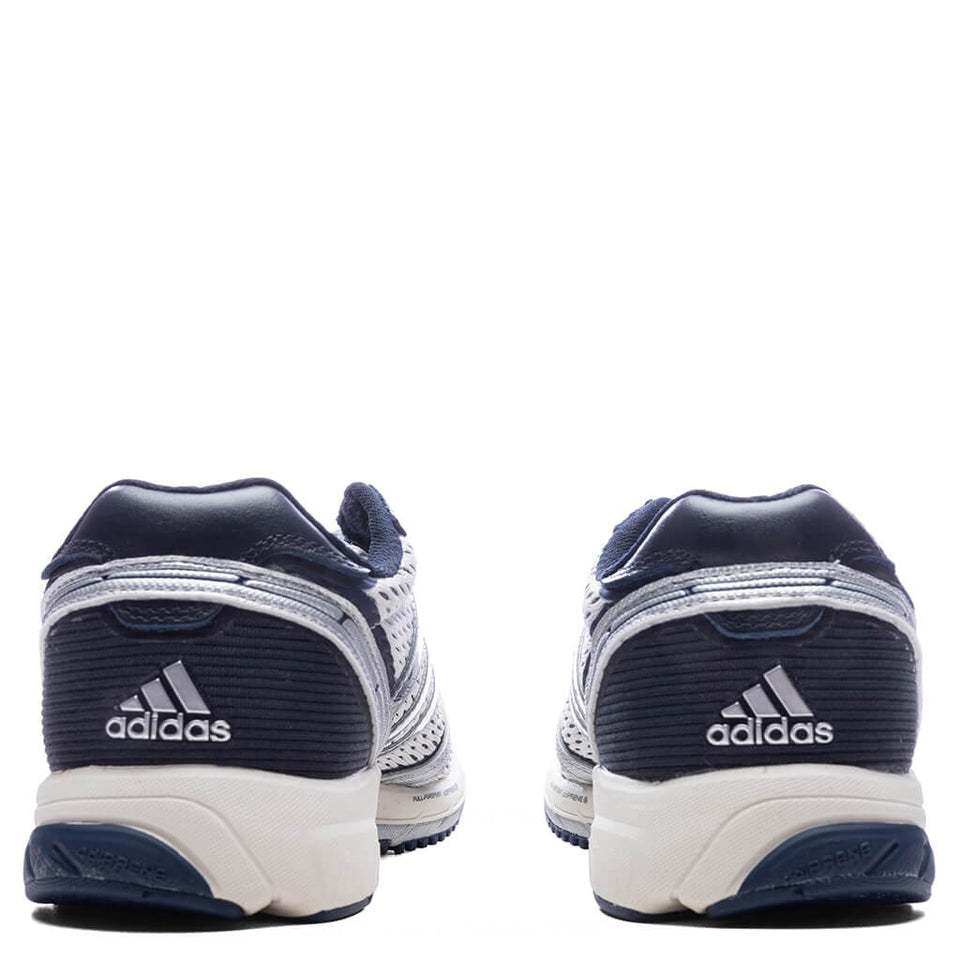 Adidas x Sporty & Rich Women's Adizero Adios - Cloud White/Collegiate Navy/Cloud White