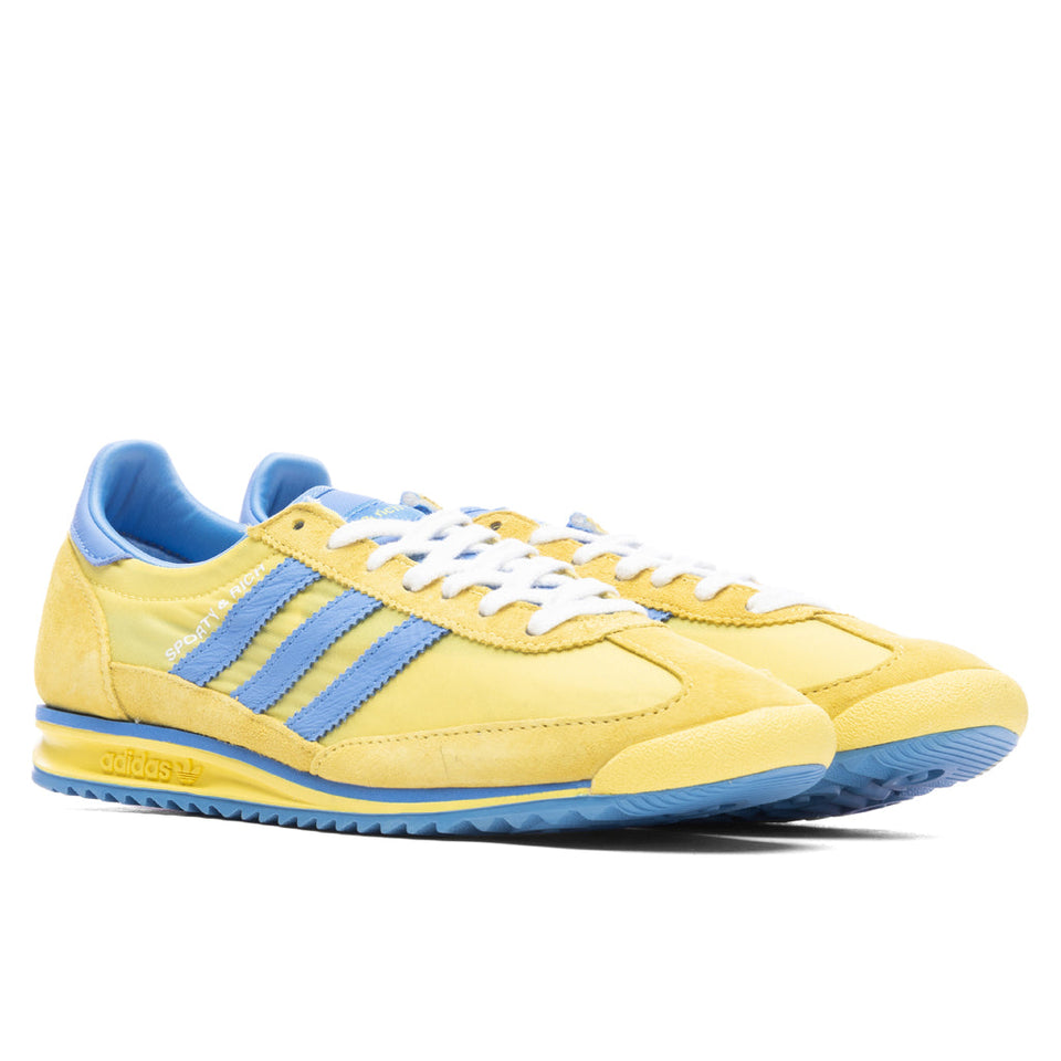 Adidas x Sporty & Rich SL72 Women's - Light Yellow/Real Blue/White