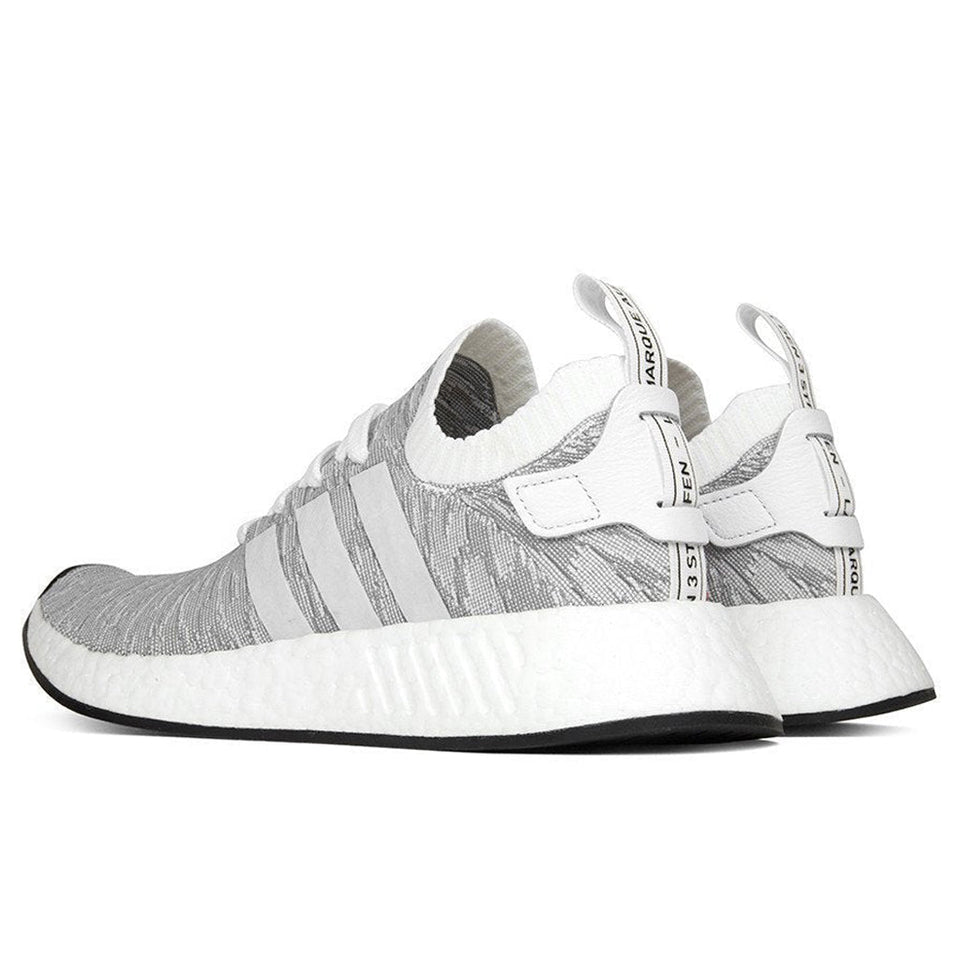 NMD_R2 Primeknit - Flat White/Core Black