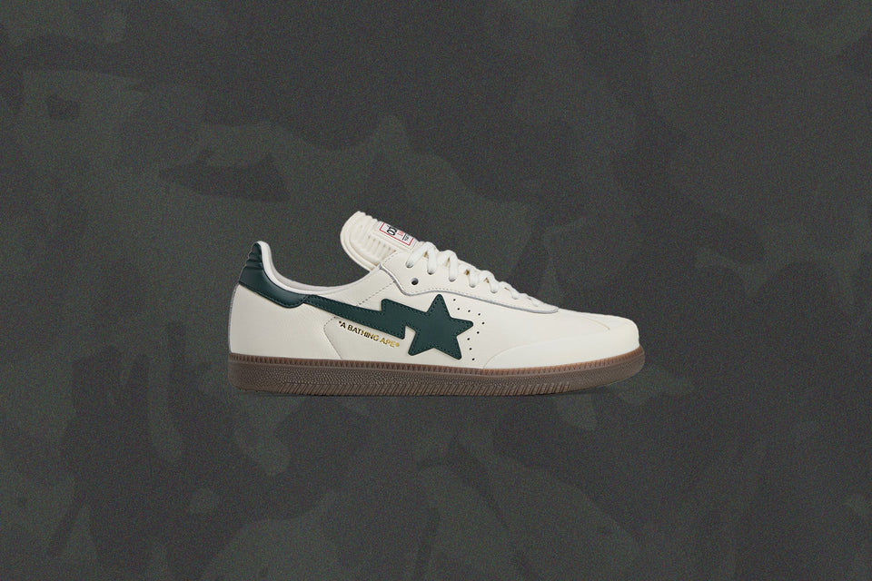 Adidas x BAPE Samba - Off White/Shadow Green/Gum