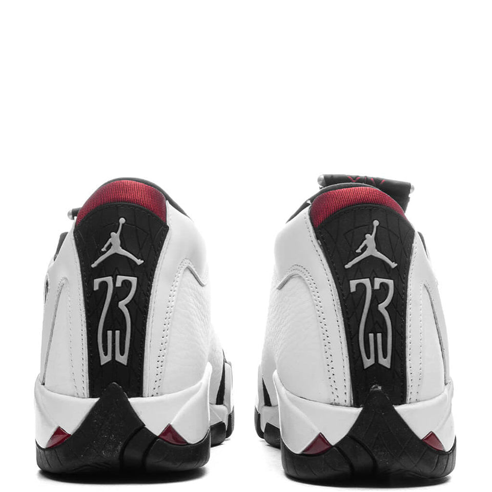 Air Jordan 14 Retro (GS) - White/Varsity Red/Black/Metallic Silver