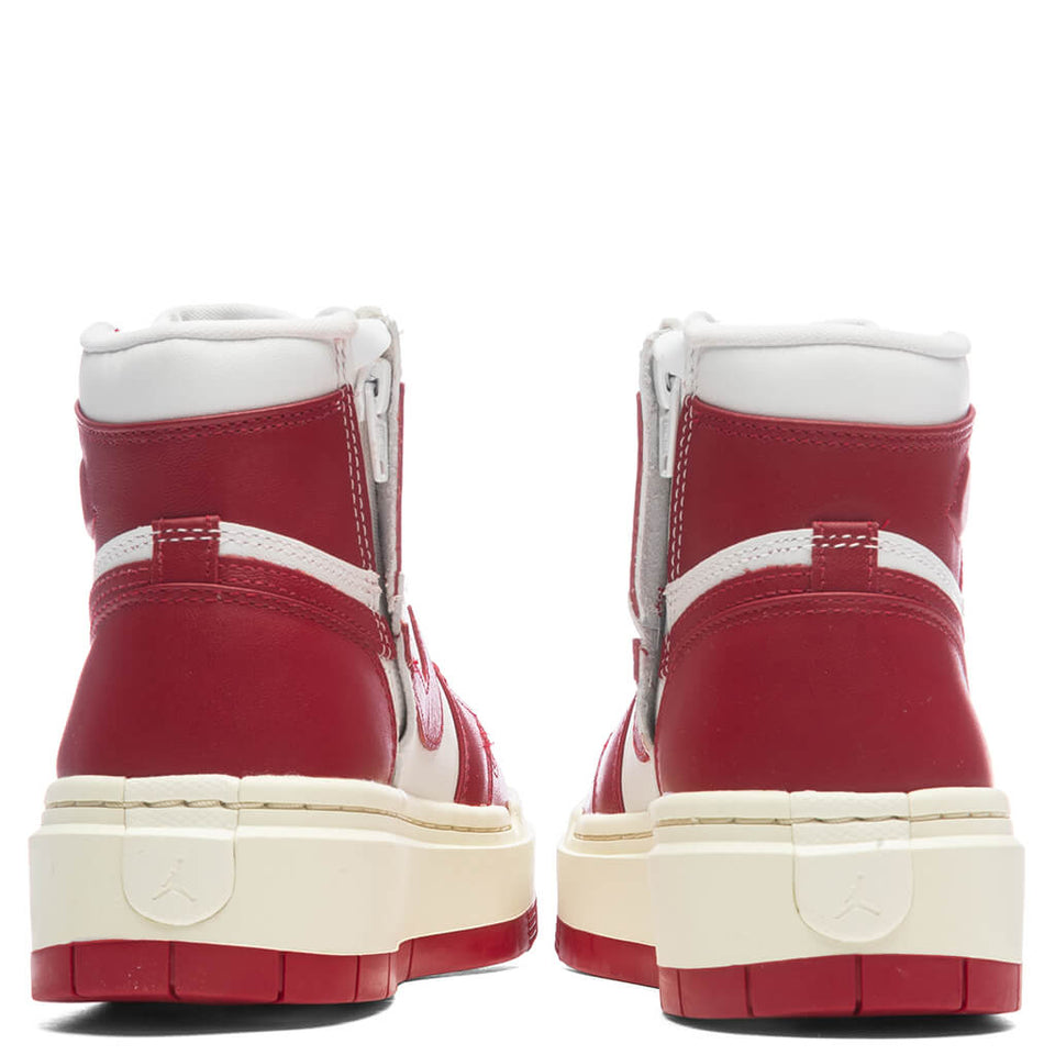Women's Air Jordan 1 Elevate Mid - Summit White/Varsity Red/Coconut Milk