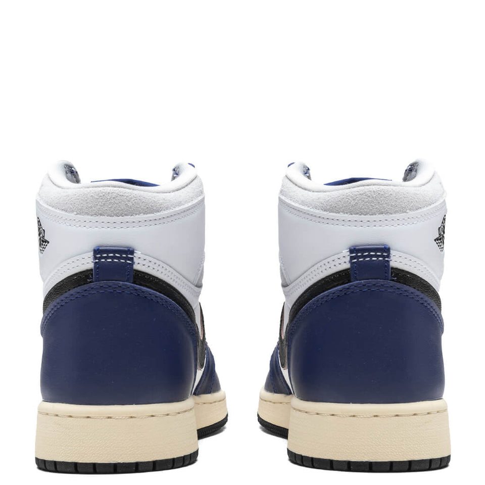 Air Jordan 1 High OG 'Rare Air' (GS) - White/Black/Neutral Grey/Deep Royal Blue