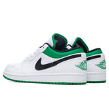 Air Jordan 1 Low - White/Stadium Green/Black