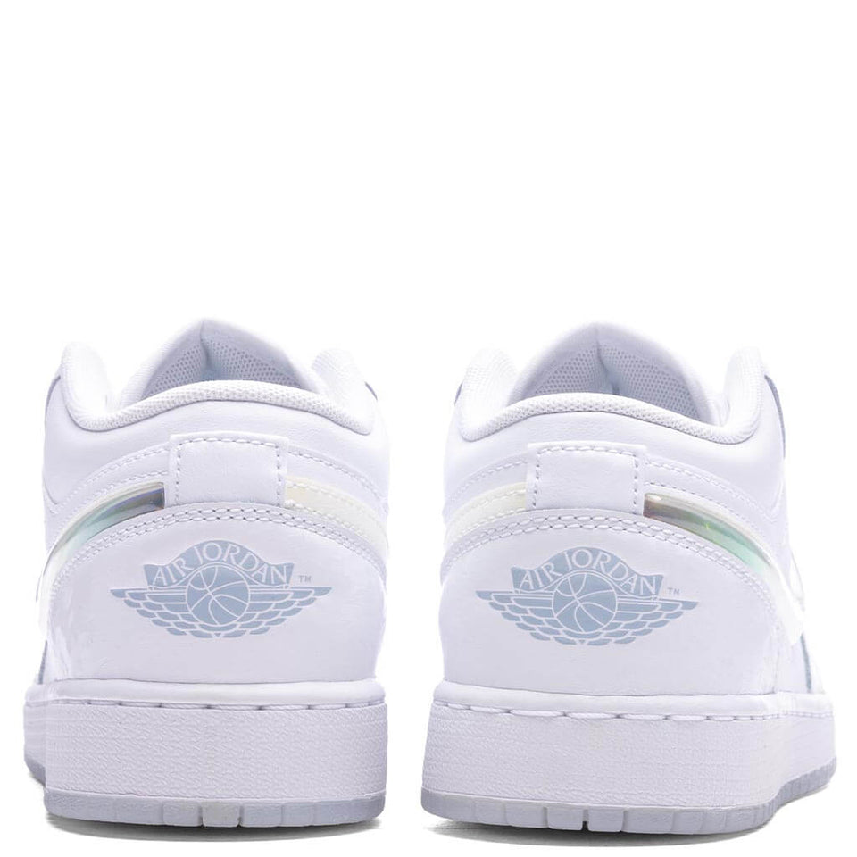 Air Jordan 1 Low SE (GS) - White/Ice Blue