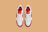 Air Jordan 1 Low SE (GS) - White/Metallic Gold/University Red