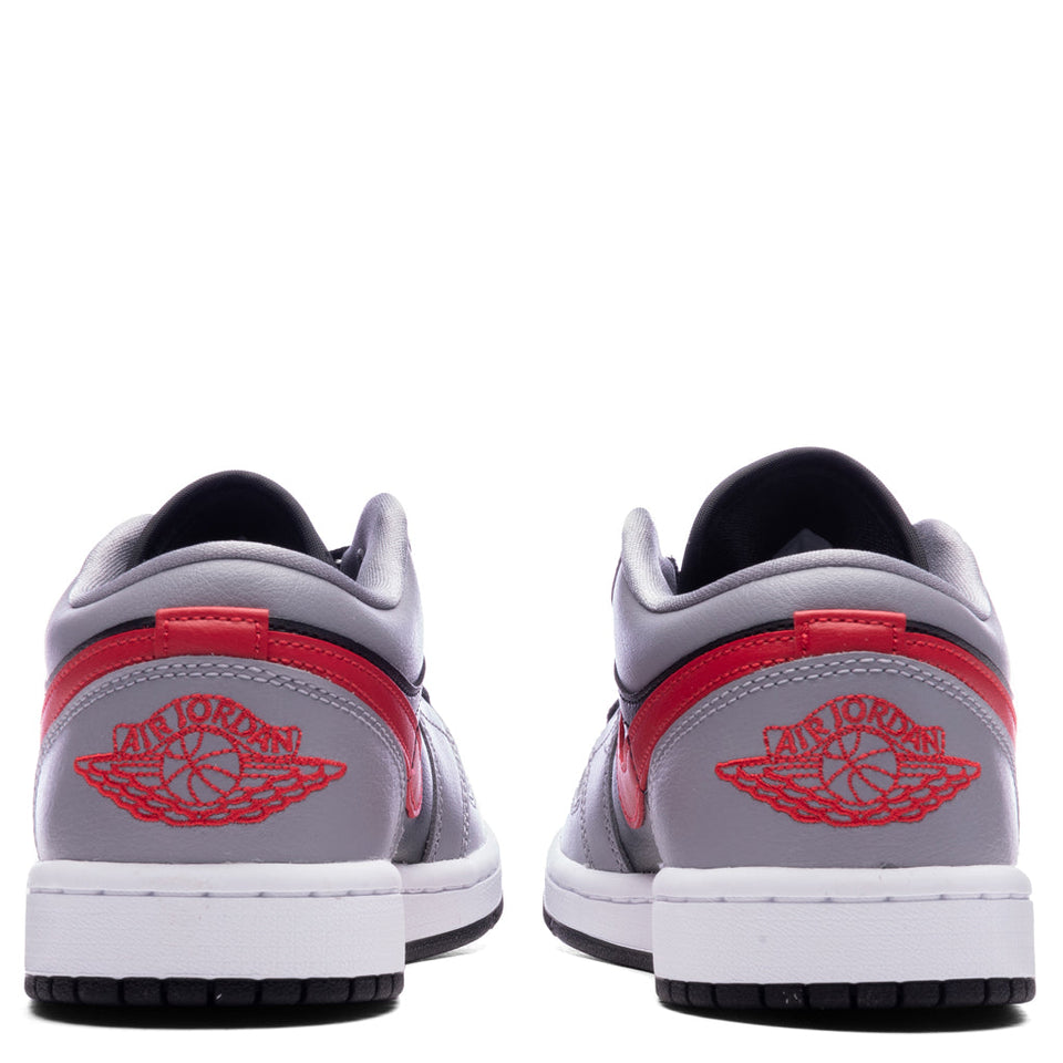 Women's Air Jordan 1 Low - Cement Grey/Fire Red/Black