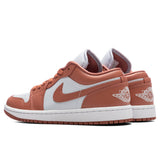 Women's Air Jordan 1 Low 'Pink Salmon' - Pure Platinum/Sky J Orange/White