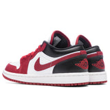 Women's Air Jordan 1 Low - White/Gym Red/Black
