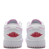 Air Jordan 1 Low (GS) - Pink Foam/White/Fire Red