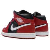 Air Jordan 1 Mid - Black/White/Gym Red