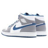 Air Jordan 1 Mid - Cement Grey/White/True Blue