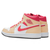 Air Jordan 1 Mid - White Onyx/Light Curry/White
