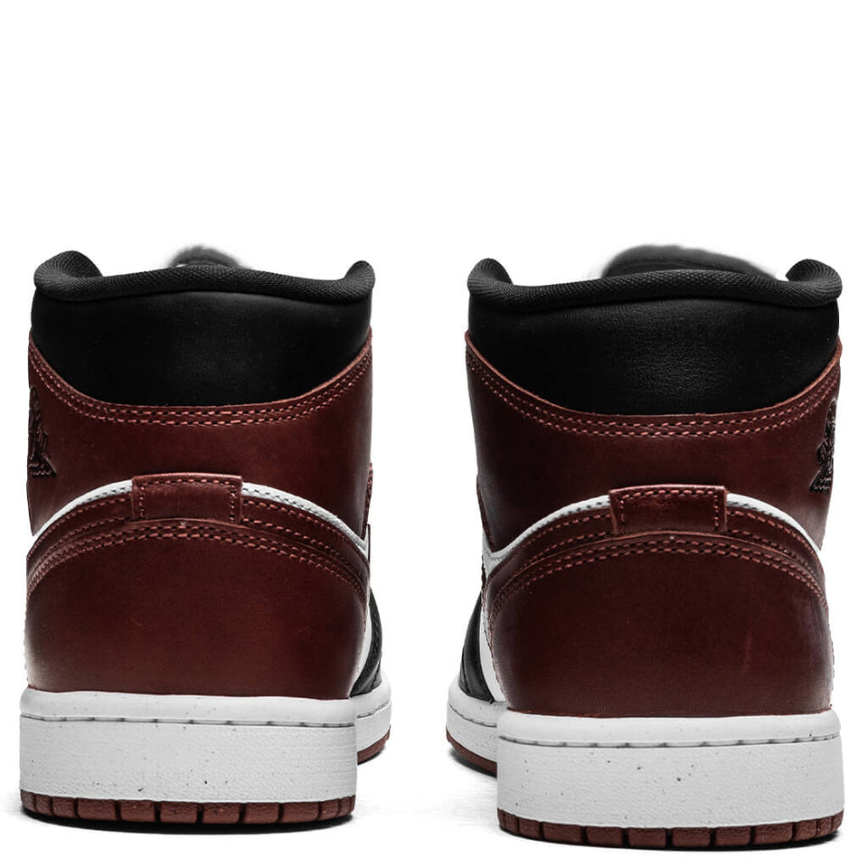 Air Jordan 1 Mid SE - White/Dark/Pony Black