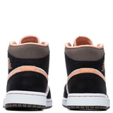 Women's Air Jordan 1 Mid SE - White/Apricot Agate