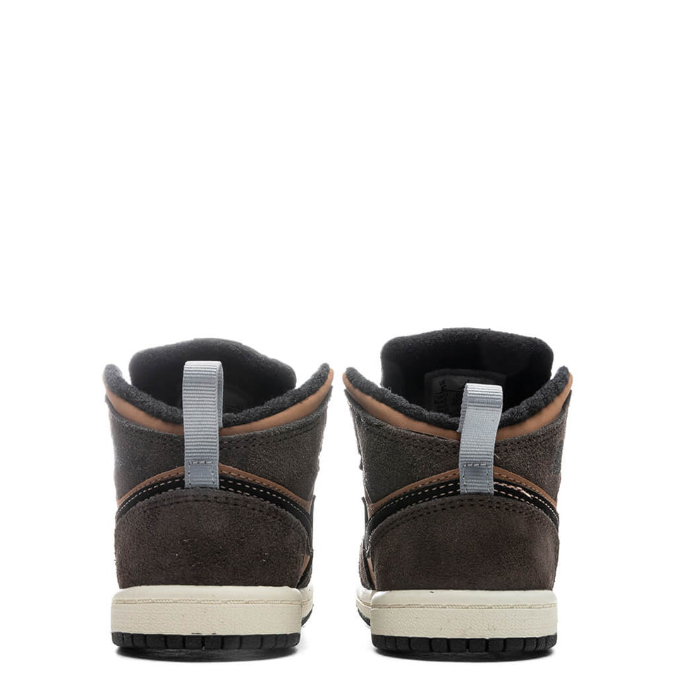 Air Jordan 1 Mid SE (TD) - Dark Chocolate/Crimson Bliss