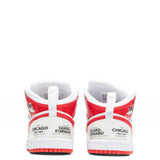 Air Jordan 1 Mid SS (TD) - White/University Red