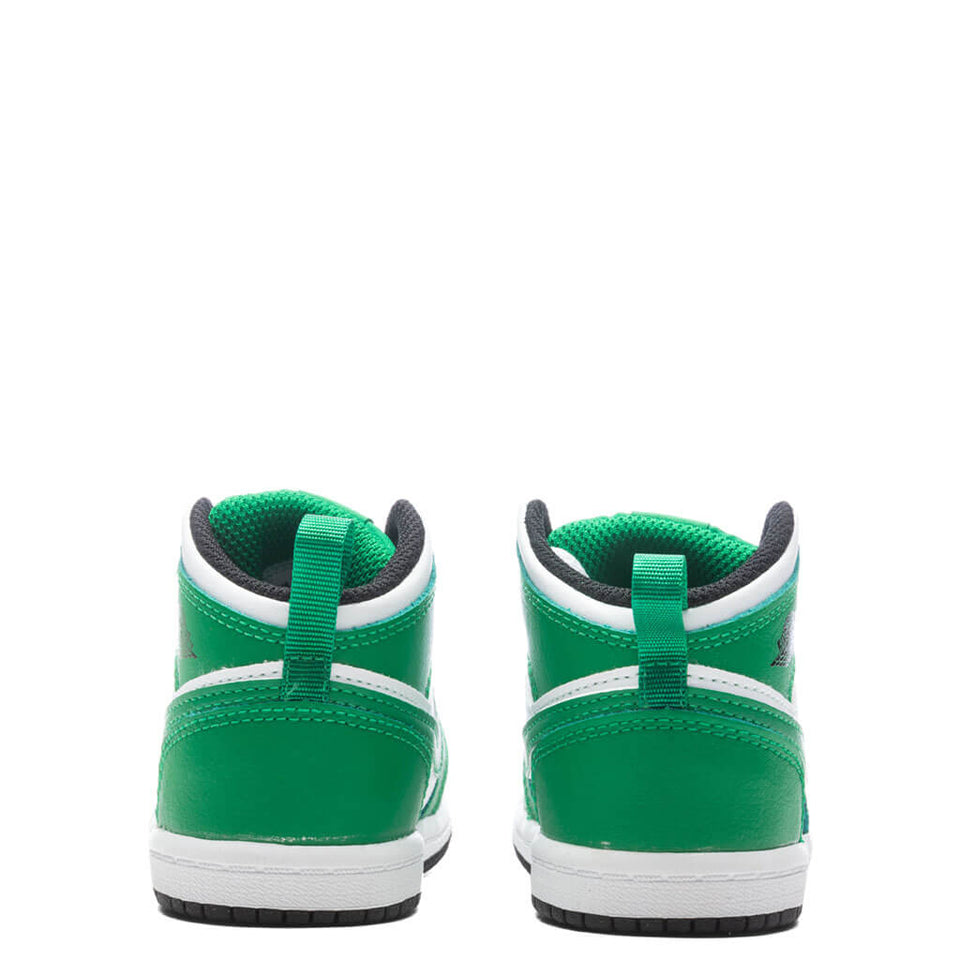 Jordan 1 Mid (TD) - Lucky Green/Black/White