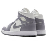 Women's Air Jordan 1 Mid - Sail/Stealth/White