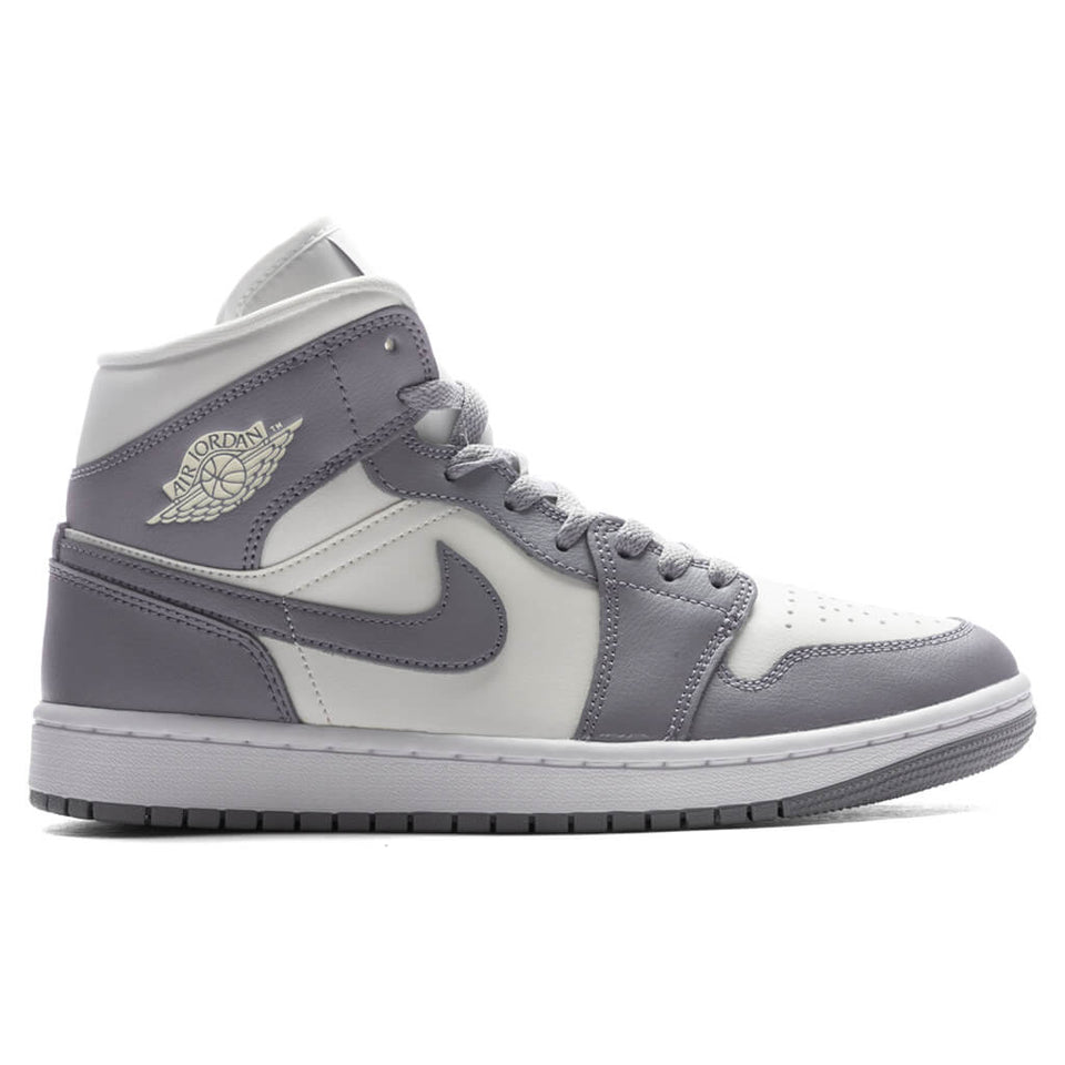 Women's Air Jordan 1 Mid - Sail/Stealth/White
