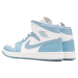 Women's Air Jordan 1 Mid 'UNC' - Sail/Worn Blue