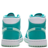 Women's Air Jordan 1 Mid - Washed Teal/Mint Foam/White