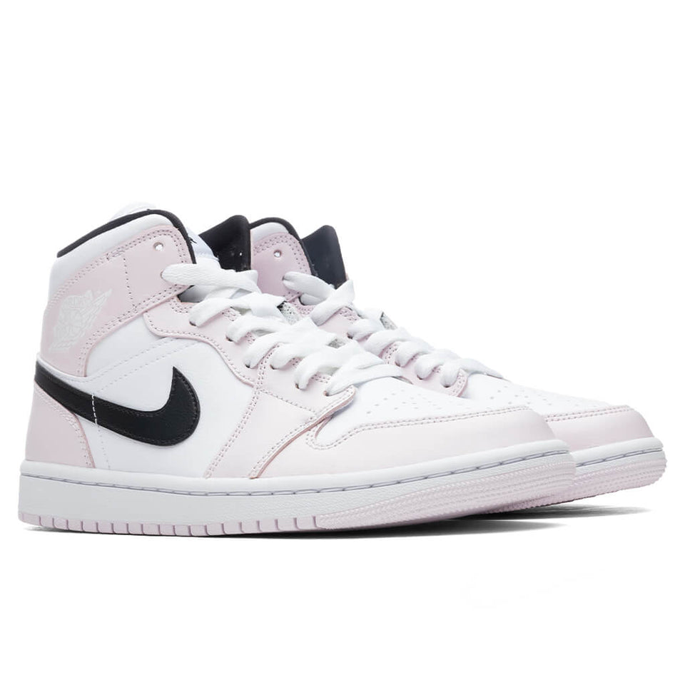 Women's Air Jordan 1 Mid - Light Violet/Black