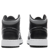 Air Jordan 1 Mid (GS) - Black/Gym Red/Particle Grey