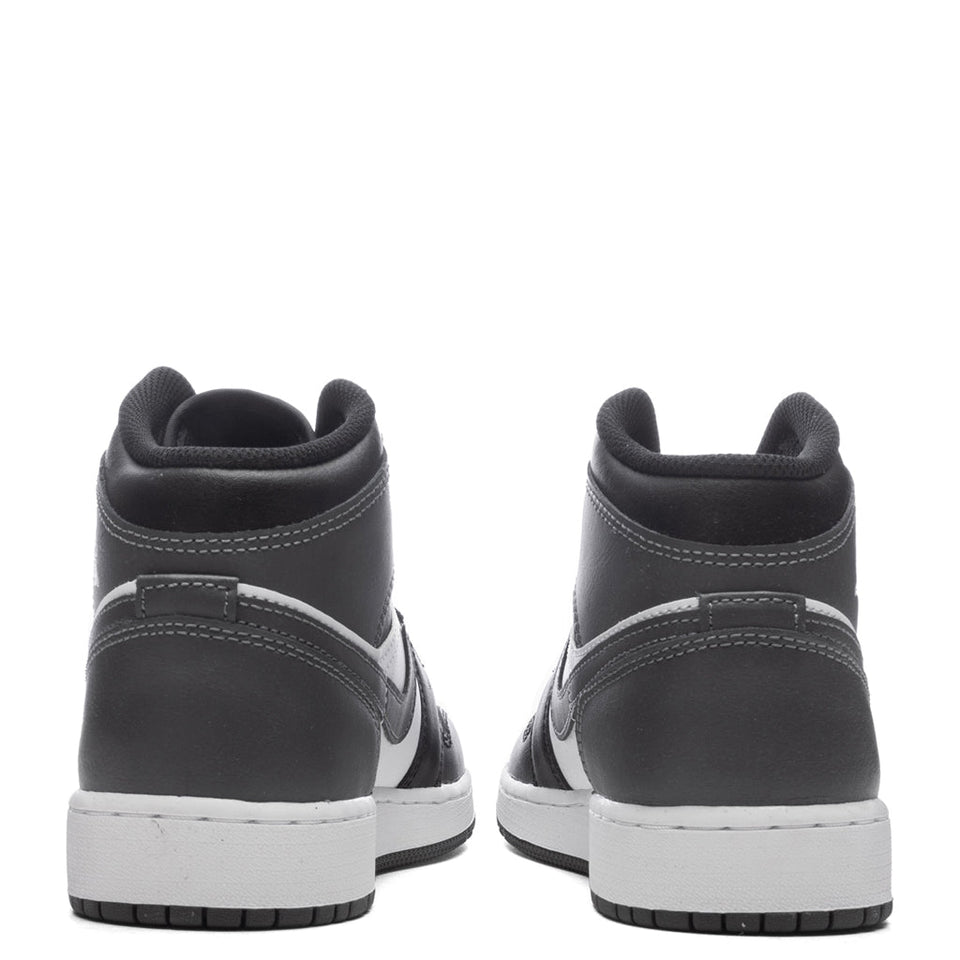 Air Jordan 1 Mid (GS) - Black/Iron Grey/White