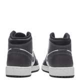 Air Jordan 1 Mid (GS) - Black/Iron Grey/White