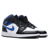 Air Jordan 1 Mid (GS) - White/Racer Blue