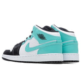 Air Jordan 1 Mid (GS) - White/Tropical Twist