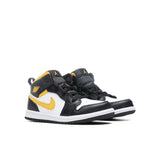 Air Jordan 1 Mid (TD) - White/Pollen/Black