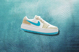 Women's Air Jordan 1 Elevate Low Salt Lake City - White/Baltic Blue/Oil Green