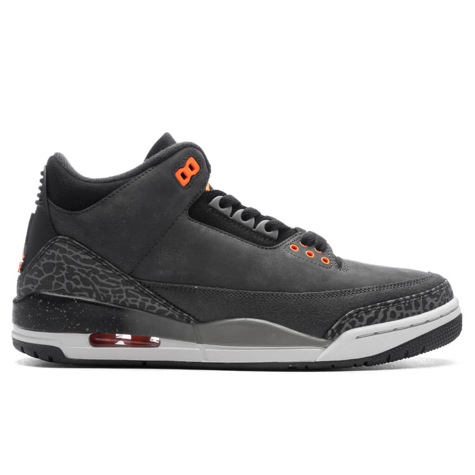 Air Jordan 3 Retro 'Fear' - Night Stadium/Total Orange/Black