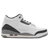 Air Jordan 3 Retro 'Grey Cement' - Summit White/Fire Red/Cement Grey