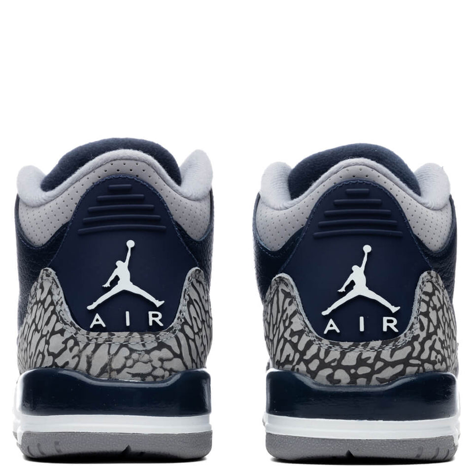 Air Jordan 3 Retro (GS) - Midnight Navy/Cement Grey