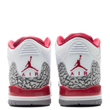 Air Jordan 3 Retro (GS) - White/Light Curry/Cardinal Red