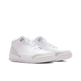 Air Jordan 3 Retro 'Pure Money' (PS) - White/Metalic Silver